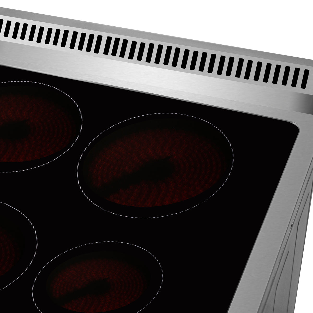 Forno Pallermo 20" Freestanding Electric Range in Stainless Steel, 4 Elements 6,000W Cooktop