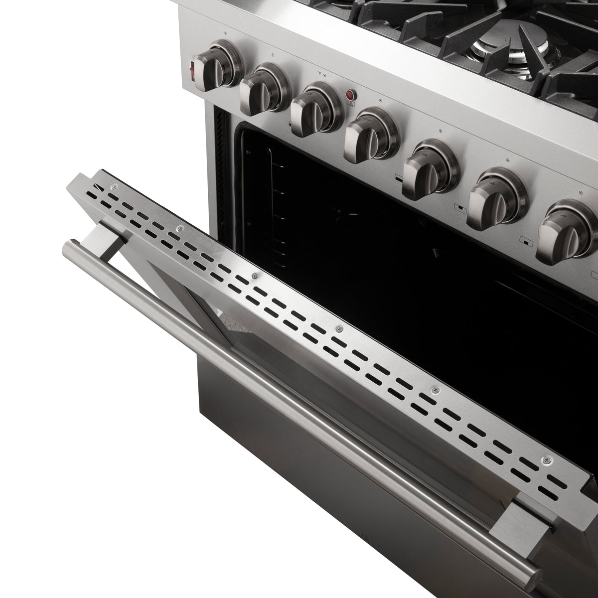 Forno Premium 3-Piece Kitchen Bundle - Galiano 36" Dual Fuel Range, 36" French Door Refrigerator