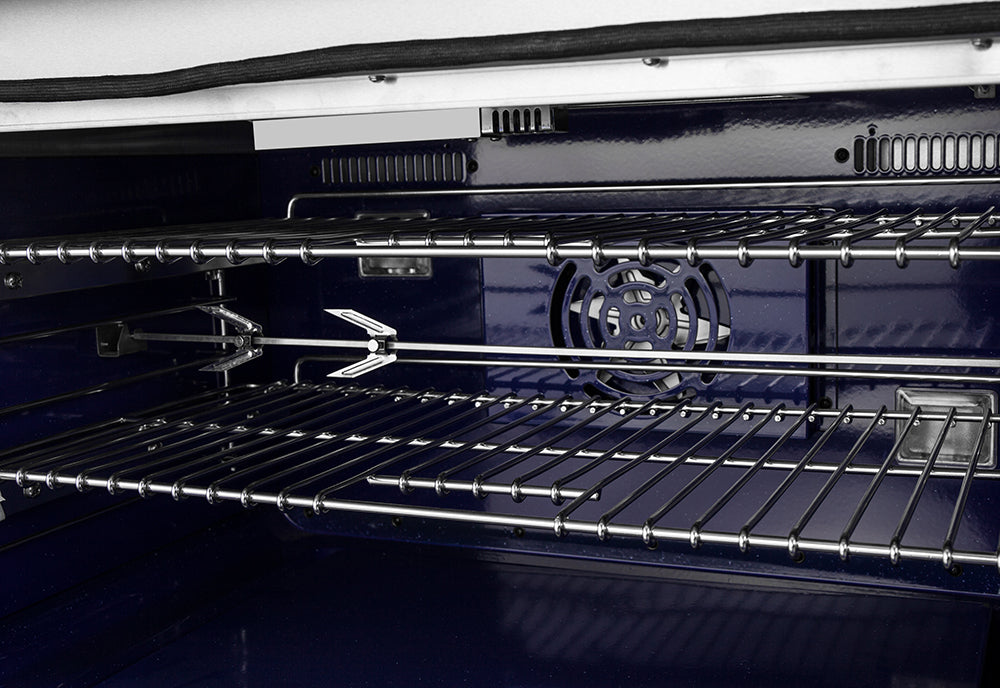 Forno Capriasca 30" Freestanding Gas Range All Stainless Steel, 5 Brass Burners 100,000 BTU, Wok Support