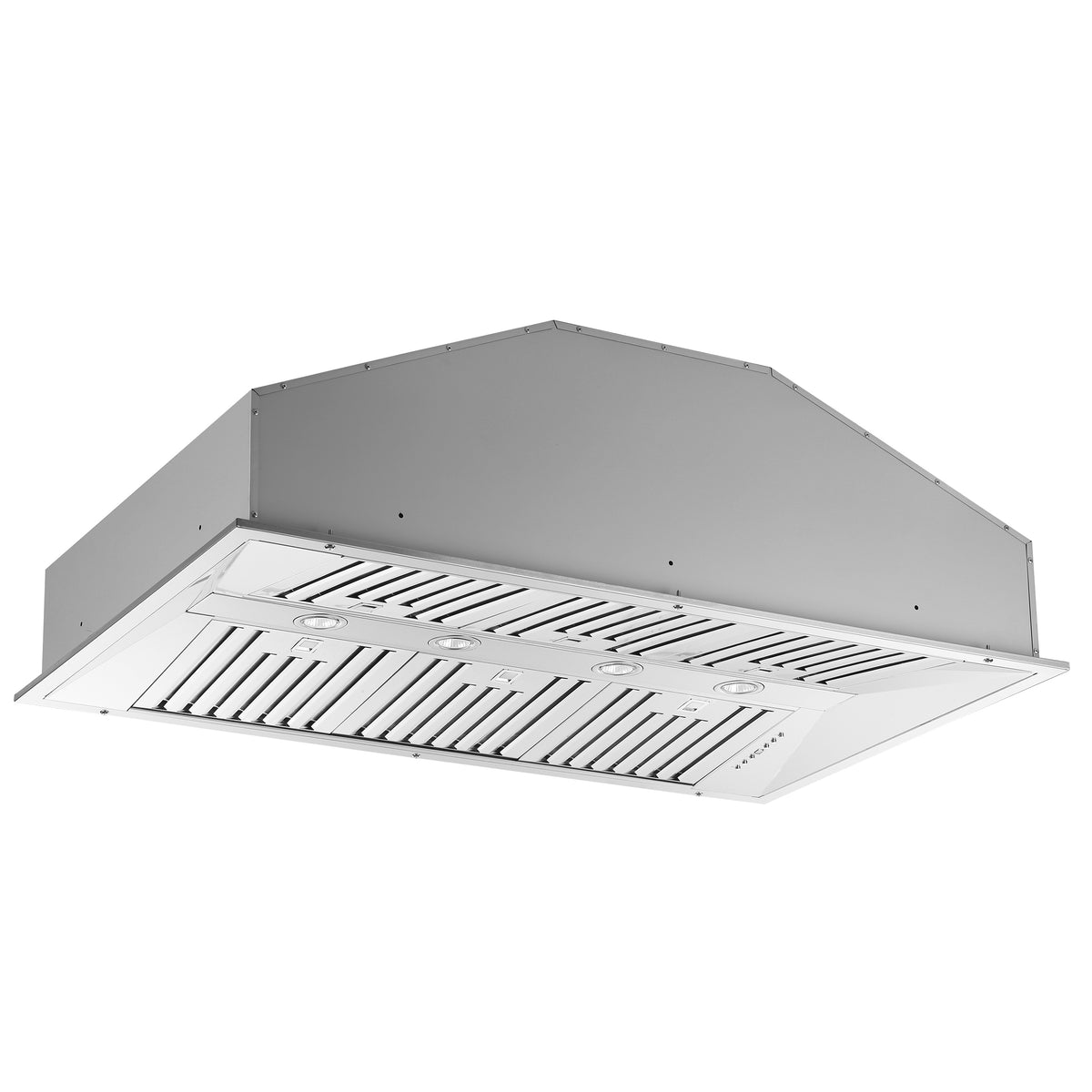 Forno Altilia 48" Insert Range Hood, Stainless Steel, LED Lighting, Baffle Filters