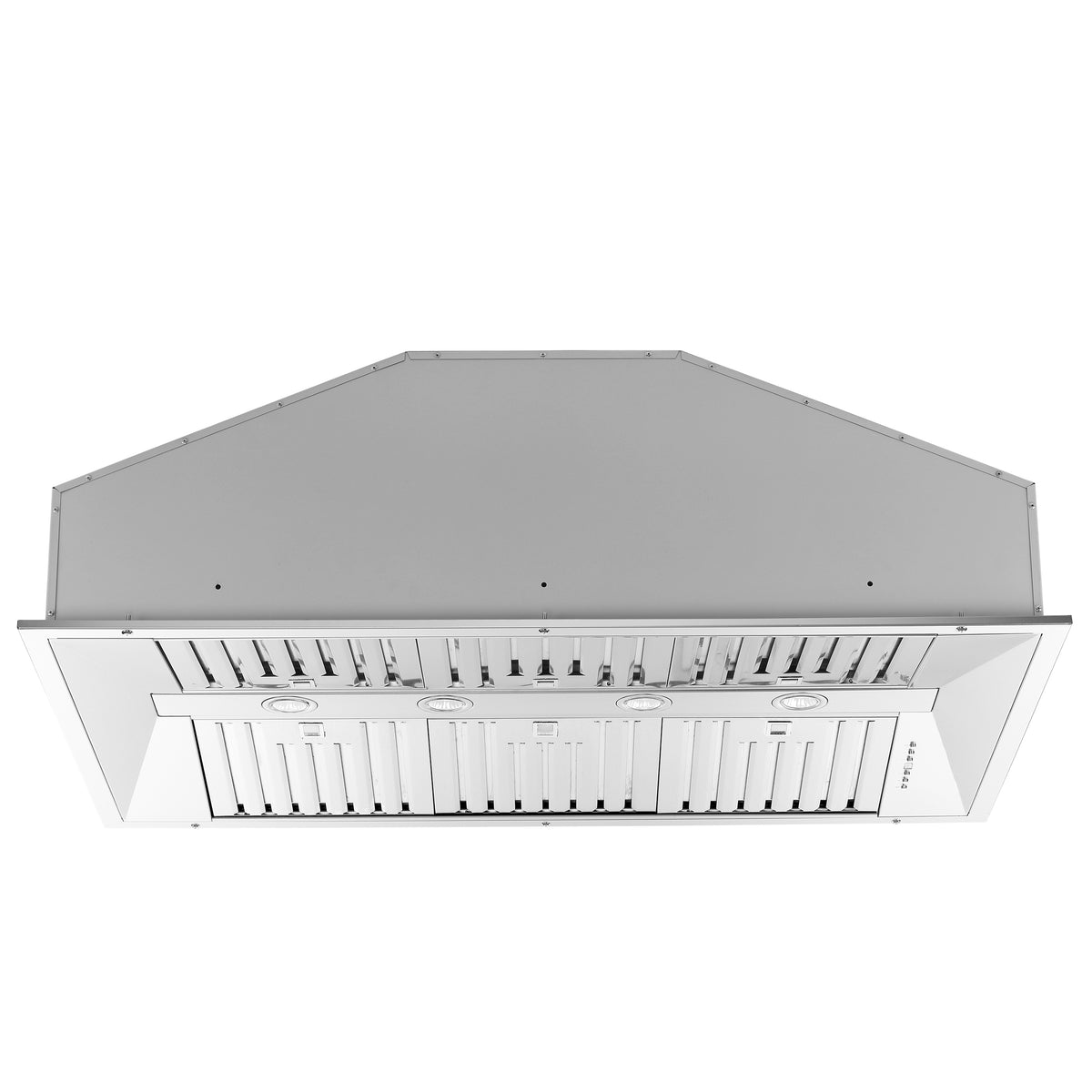 Forno Altilia 48" Insert Range Hood, Stainless Steel, LED Lighting, Baffle Filters
