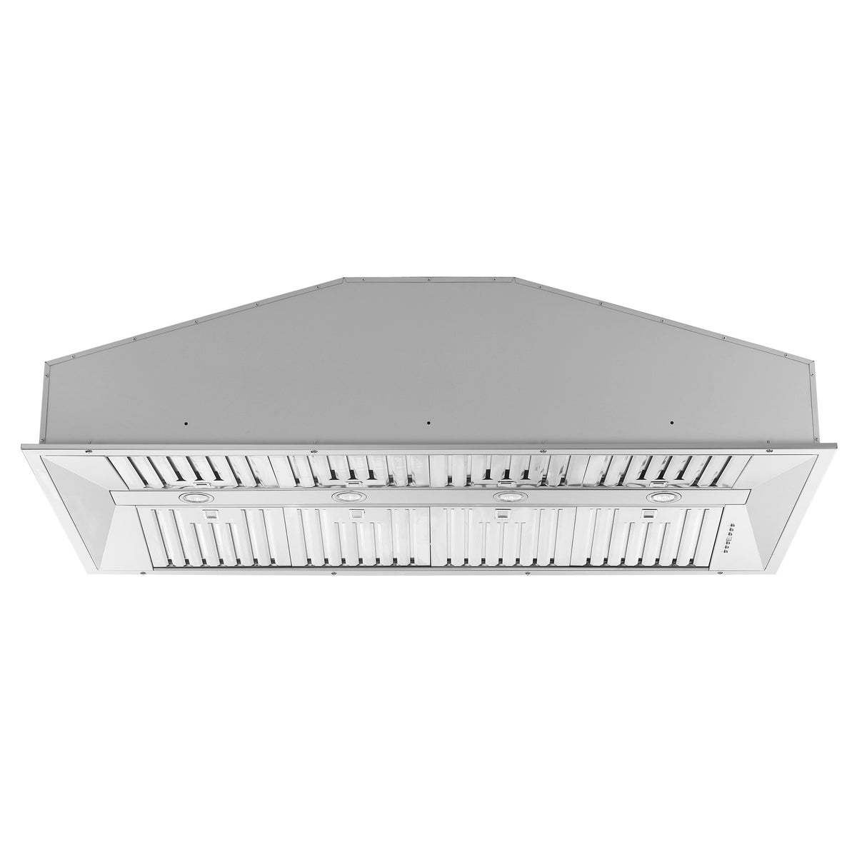 Forno Altilia 60" Insert Range Hood, Stainless Steel, LED Lighting, Baffle Filters