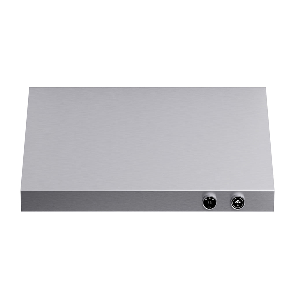 Forno Biagio 36" Wall Mounted Range Hood Stainless Steel, 600 CFM, Knob Control, Baffle Filter
