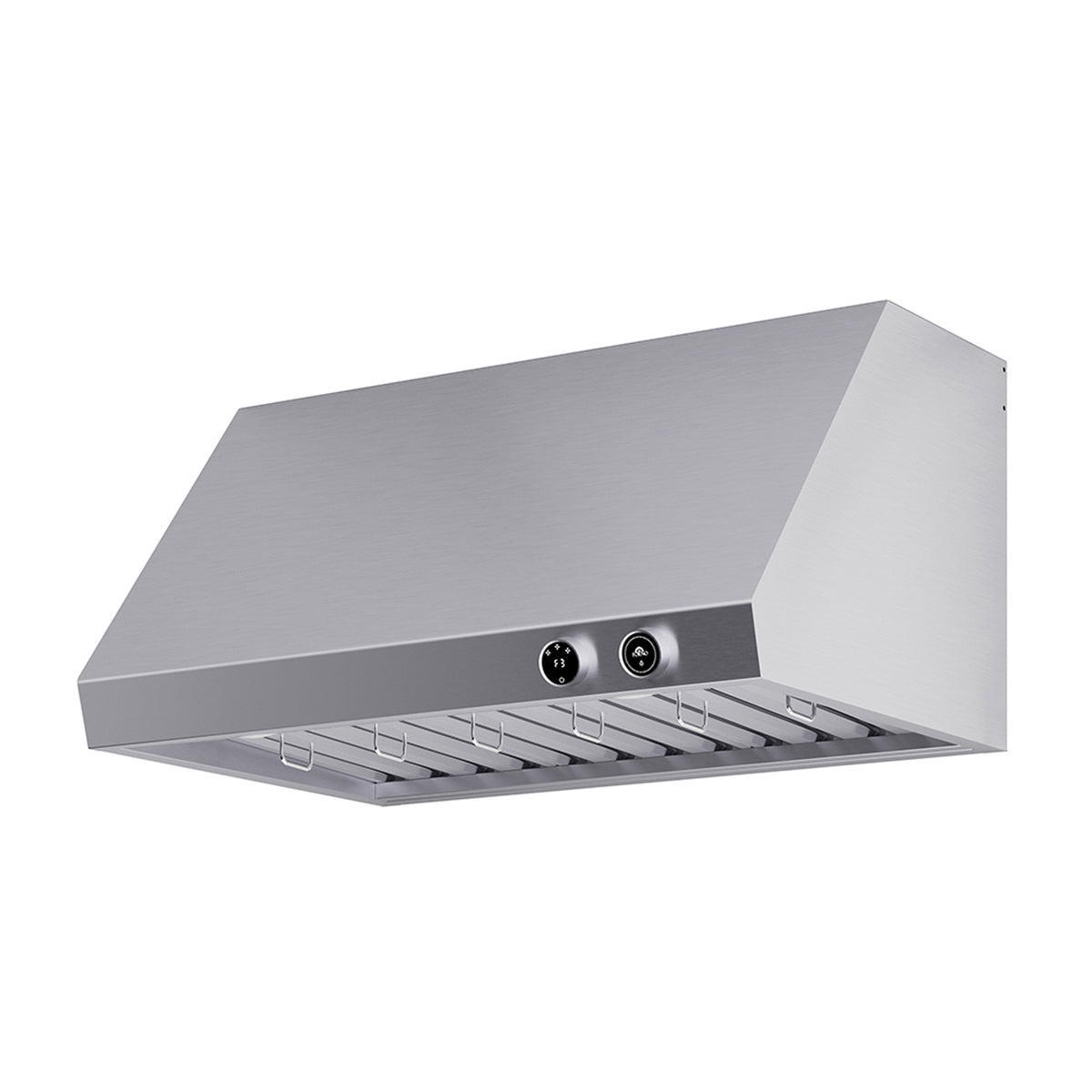 Forno Biagio 36" Wall Mounted Range Hood Stainless Steel, 600 CFM, Knob Control, Baffle Filter
