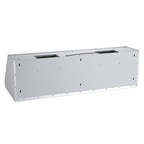 Forno Biagio 60" Wall Mounted Range Hood Stainless Steel, 1200 CFM, Knob Control, Baffle Filter