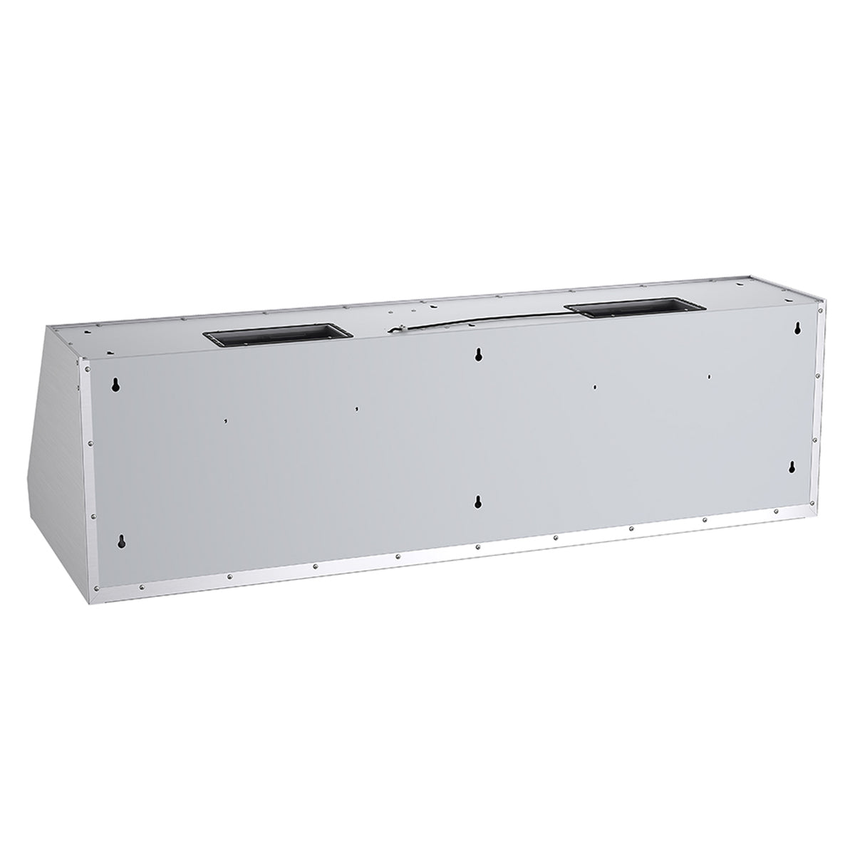 Forno Biagio 60" Wall Mounted Range Hood Stainless Steel, 1200 CFM, Knob Control, Baffle Filter