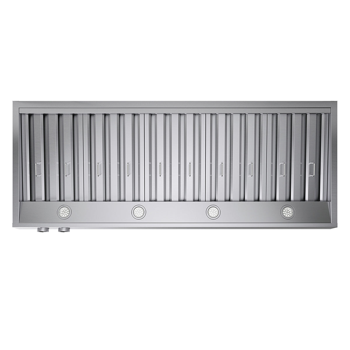 Forno Biagio 60" Wall Mounted Range Hood Stainless Steel, 1200 CFM, Knob Control, Baffle Filter