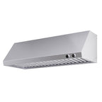 Forno Biagio 60" Wall Mounted Range Hood Stainless Steel, 1200 CFM, Knob Control, Baffle Filter