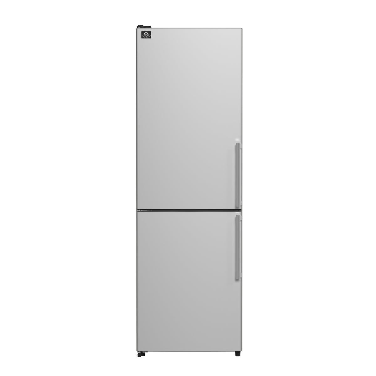 Forno Guardia 23.4" Bottom Freezer Refrigerator Left Swing Stainless Steel, 10.8 cu.ft.