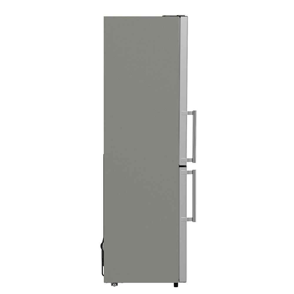 Forno Guardia 23.4" Bottom Freezer Refrigerator Right Swing Stainless Steel, 10.8 cu.ft.