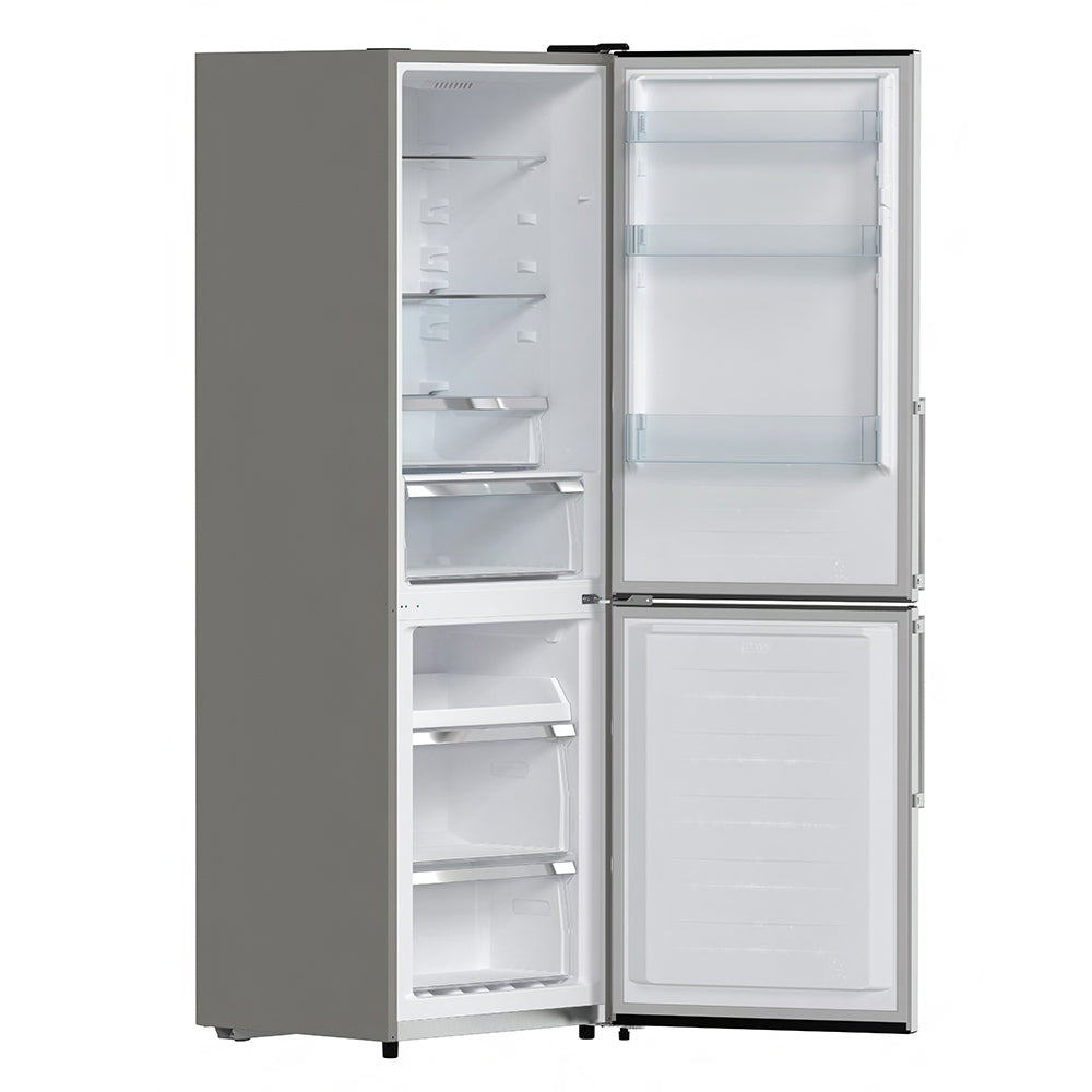 Forno Guardia 23.4" Bottom Freezer Refrigerator Right Swing Stainless Steel, 10.8 cu.ft.
