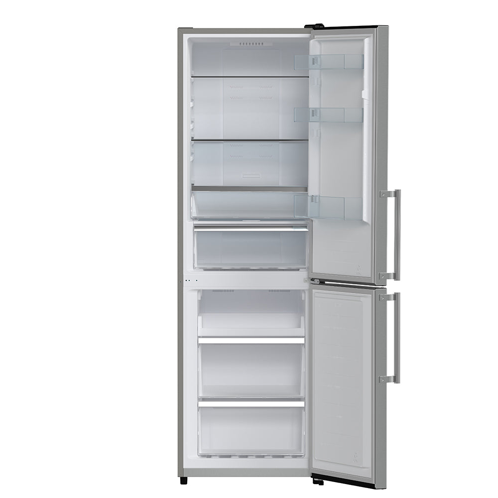 Forno Guardia 23.4" Bottom Freezer Refrigerator Right Swing Stainless Steel, 10.8 cu.ft.