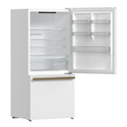Forno 31" Milano Espresso Bottom Freezer Right Swing Door Refrigerator in White