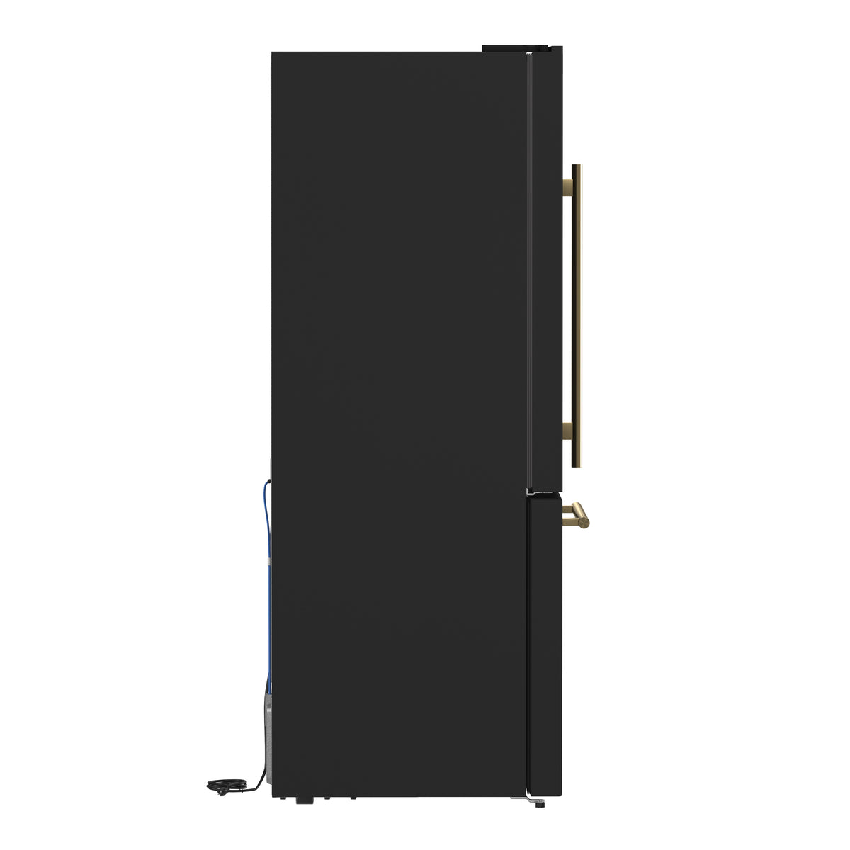 Forno Milano 2-Piece 62" Freestanding Dual Bottom Freezer Refrigerator in Black – 34.4 cu.ft, Touch Control