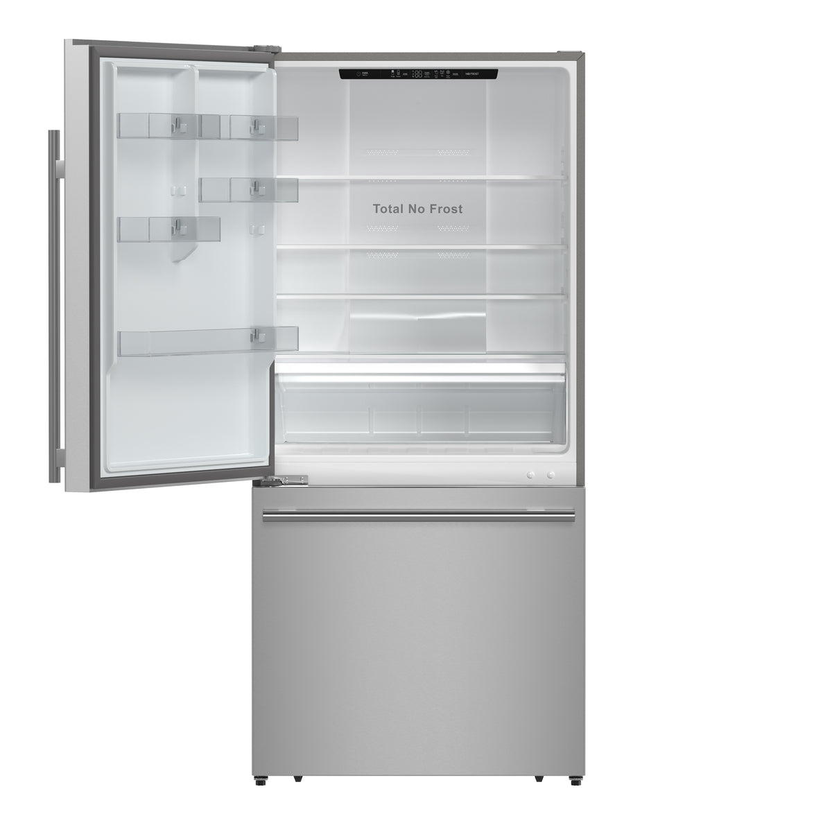 Forno Milano 2-Piece 62" Freestanding Dual Bottom Freezer Refrigerator, Stainless Steel – 34.4 cu.ft