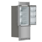 Forno Gallipoli 30" French Door Refrigerator, 17.5 cu.ft Capacity, Decorative Grill, 34" Width