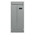 Forno Salerno 33" Built-in Side-by-Side Stainless Steel Refrigerator, 15.6 cu.ft., Fast Cool