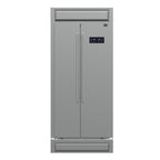Forno Salerno 33" Built-in Side-by-Side Stainless Steel Refrigerator, 15.6 cu.ft., Fast Cool