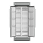 Forno Salerno 33" Built-in Side-by-Side Stainless Steel Refrigerator, 15.6 cu.ft., Fast Cool