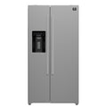 Forno Salerno 36" Side-by-Side 20 cu.ft. Freestanding Refrigerator in Stainless Steel with Ice & Water Door Dispenser