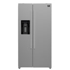 Forno Salerno 36" Side-by-Side 20 cu.ft. Freestanding Refrigerator in Stainless Steel with Ice & Water Door Dispenser