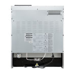 Forno Giovanni 30" Freestanding Gas Range White & Antique Brass Design, 5 Sealed Burners 67,000 BTU