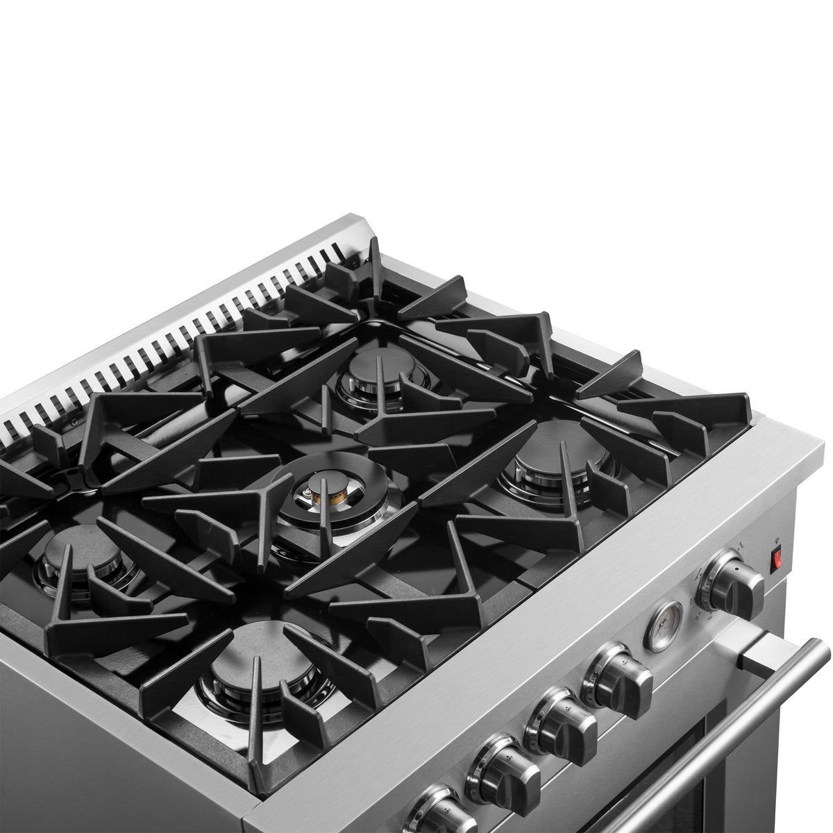 Forno Giovanni 30" Freestanding Gas Range All Stainless Steel, 5 Sealed Burners 67,000 BTU