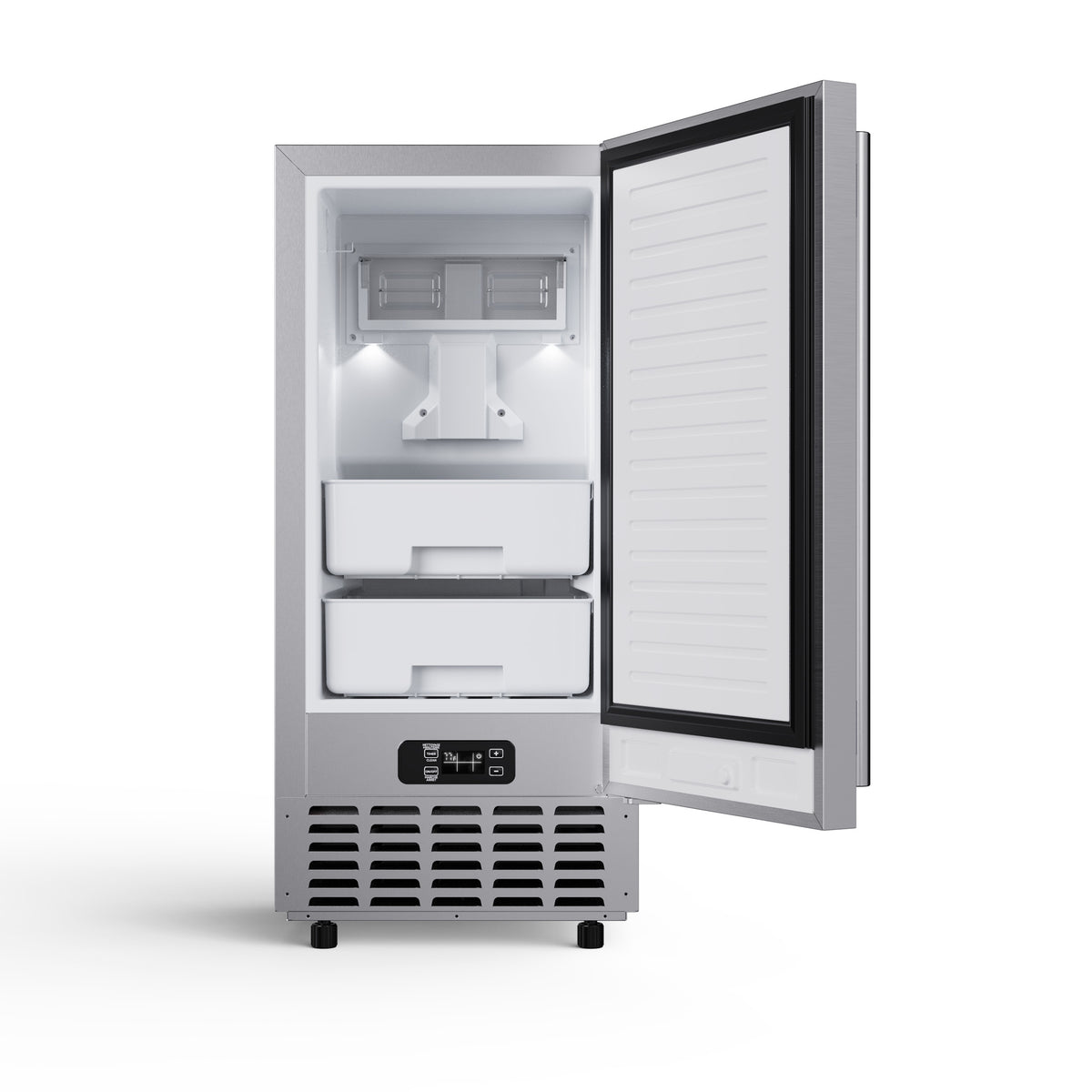 Forno Cristallo 15" Freestanding/Undercounter Ice maker, 66.1 lbs Chewable nugget