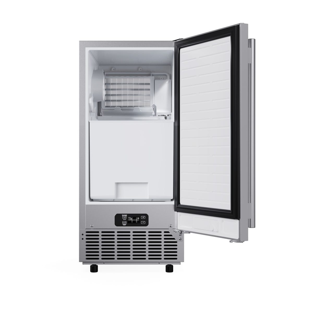 Forno Cristallo 15" Freestanding/Undercounter Ice maker, 79.4 lbs Cubed Ice daily, 12 kg / 26.5 lbs ice bin