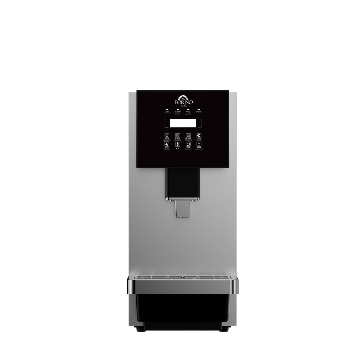 Forno Fresco 10" Countertop Ice Maker & Dispenser, 66 lbs Chewable nugget Ice daily, Self-Clean