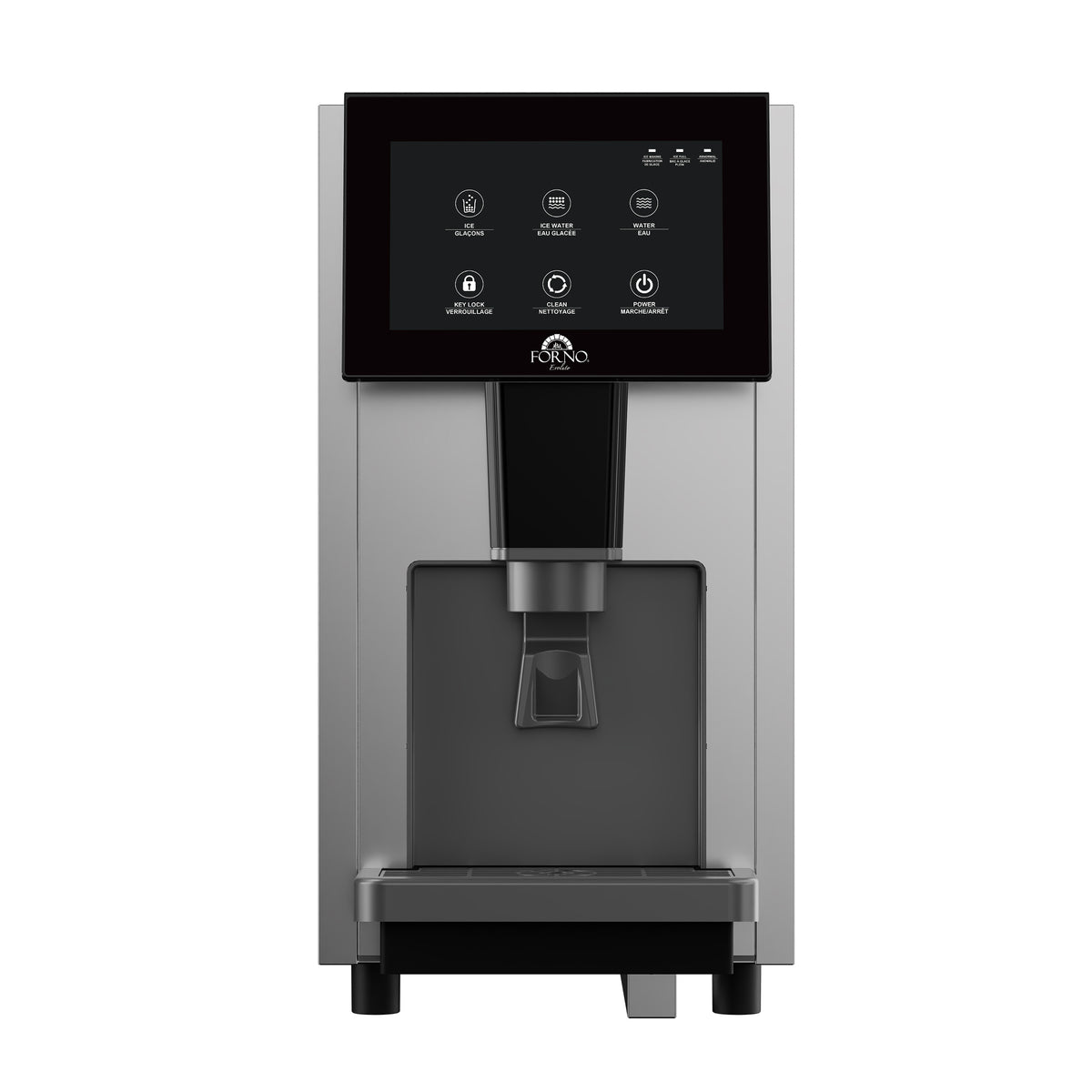 Forno Fresco 14" Countertop Ice Maker & Dispenser, 154 lbs Chewable nugget Ice daily, Self-Clean