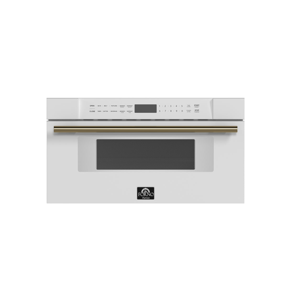 Forno Espresso Capoliveri 30" Microwave Drawer in White, 1.2 cu.ft., 900 Watt, Defrost Rack
