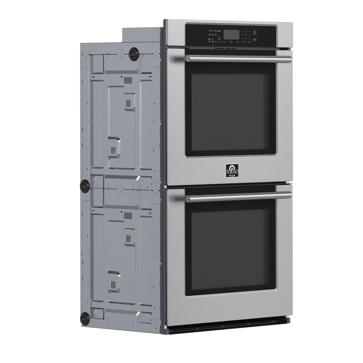 Forno Villarosa 30-inch. Double Electric Wall Oven in Stainless Steel
