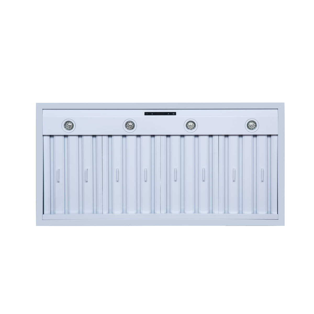 Forno Ambassador 48" Range Hood in White with 304 CFM, 3 speeds, Dishwasher safe Baffle filters