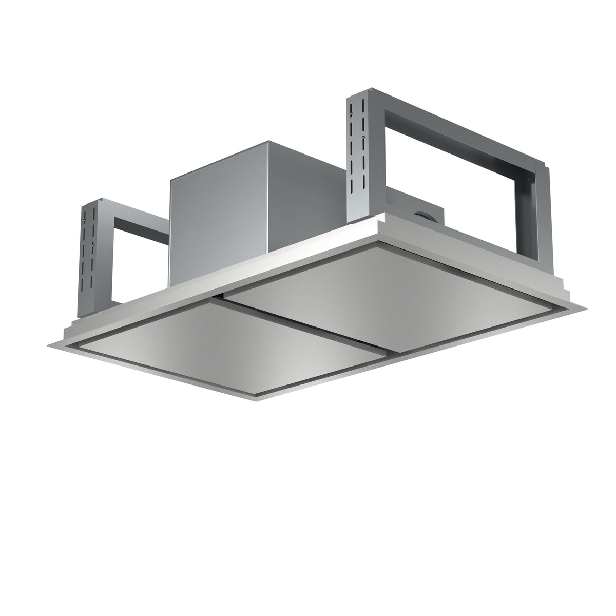 Forno Arezzo 44" Recessed Ceiling Range Hood, Dual Motors, 1200 CFM, Hybrid Filters, Remote Control