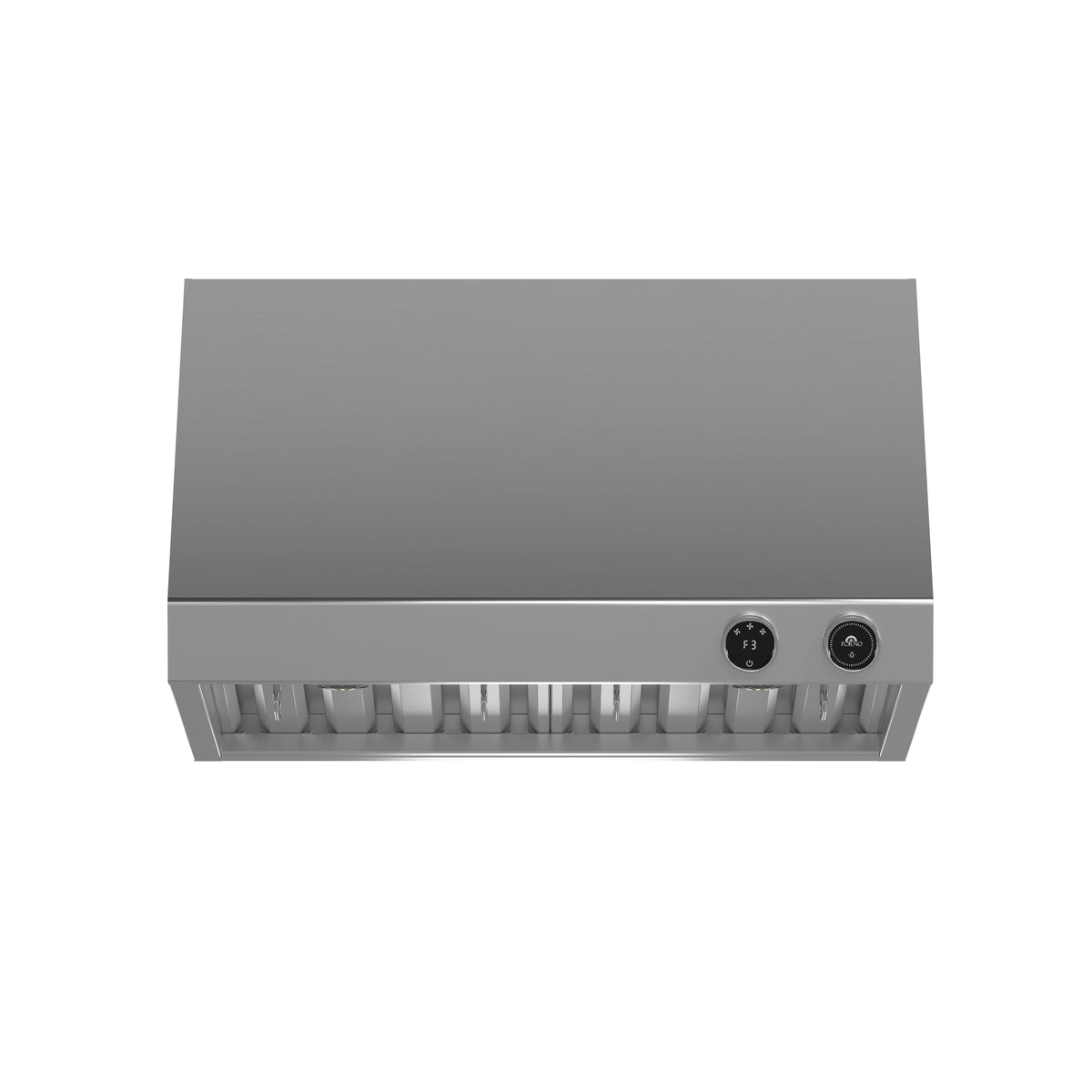 Forno Biagio 30" Wall Mounted Range Hood Stainless Steel, 600 CFM, Knob Control, Baffle Filter