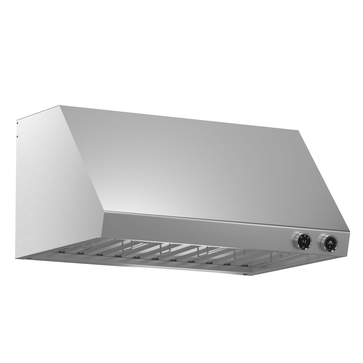 Forno Biagio 36" Wall Mounted Range Hood Stainless Steel, 600 CFM, Knob Control, Baffle Filter