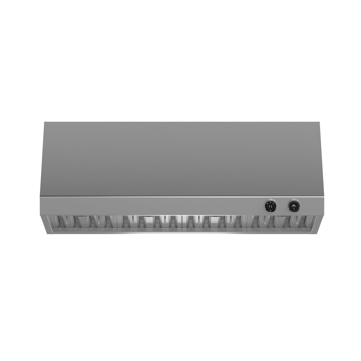 Forno Biagio 48" Wall Mounted Range Hood Stainless Steel, 1200 CFM, Knob Control, Baffle Filter