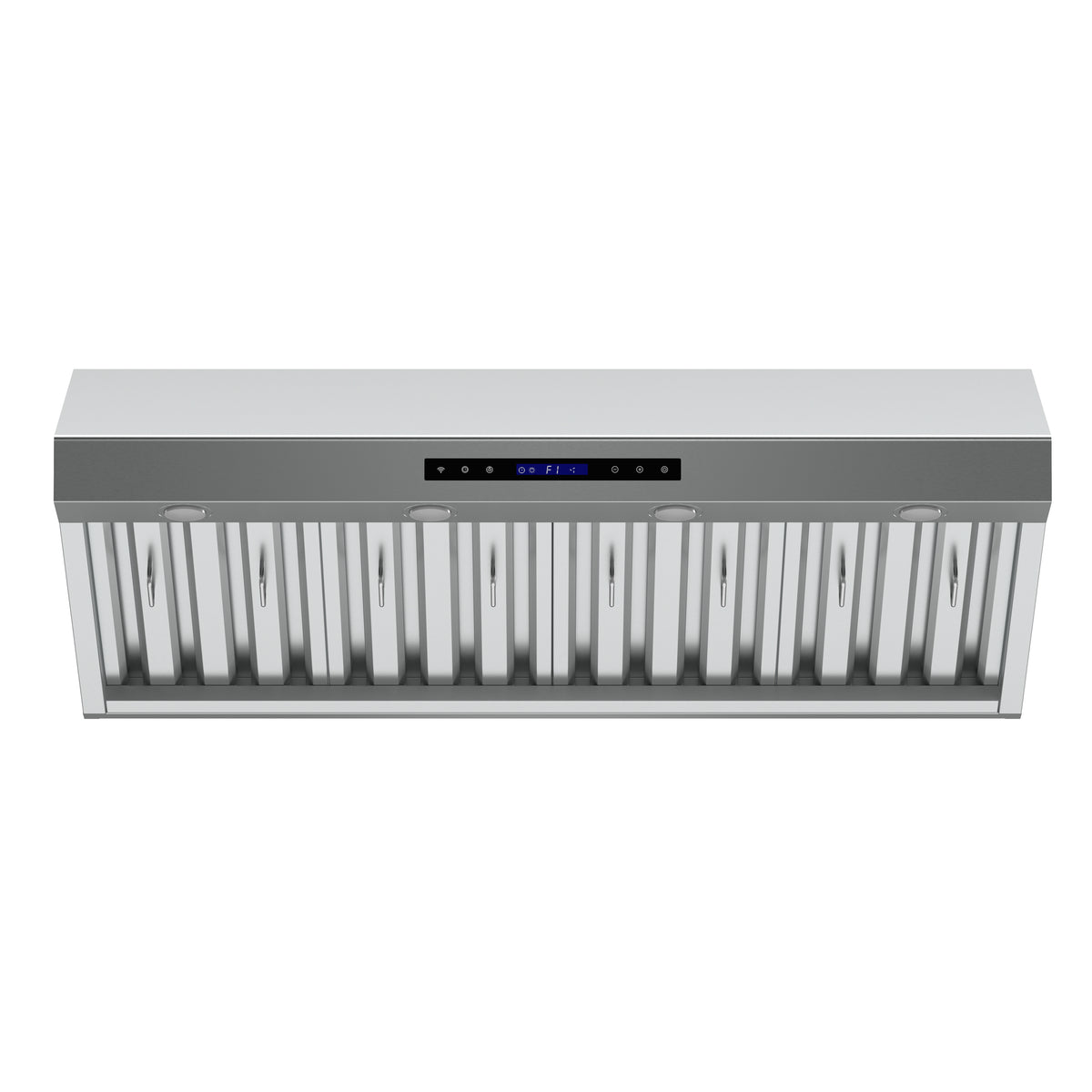 Forno Palazzo 48" Wall Mounted Range Hood, Stainless Steel, Heavy Duty Baffle Filters, Remote Control