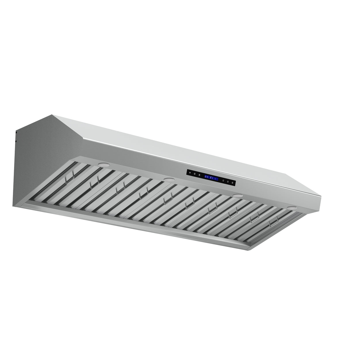 Forno Palazzo 60" Wall Mounted Range Hood, Stainless Steel, Heavy Duty Baffle Filters, Remote Control