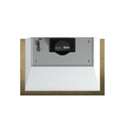 Forno Vittorio 36" Wall Mount Range Hood in Black & Antique Brass Trim