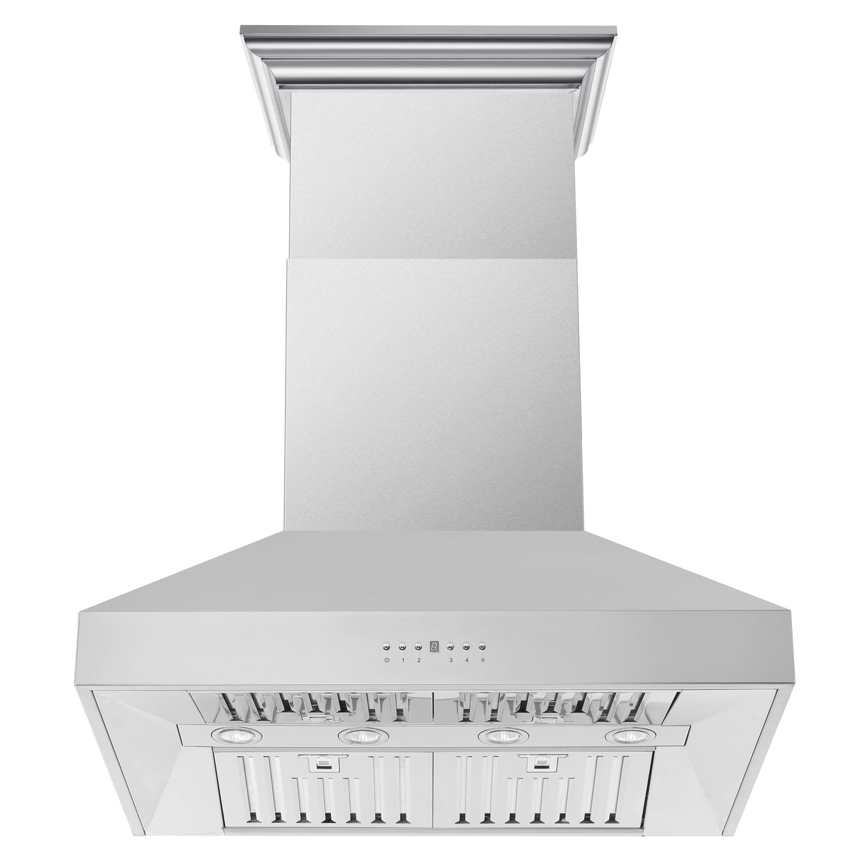 Forno Orvieto 36" Wall Mount Range Hood, LED Lighting, Heavy Duty, Stainless Steel