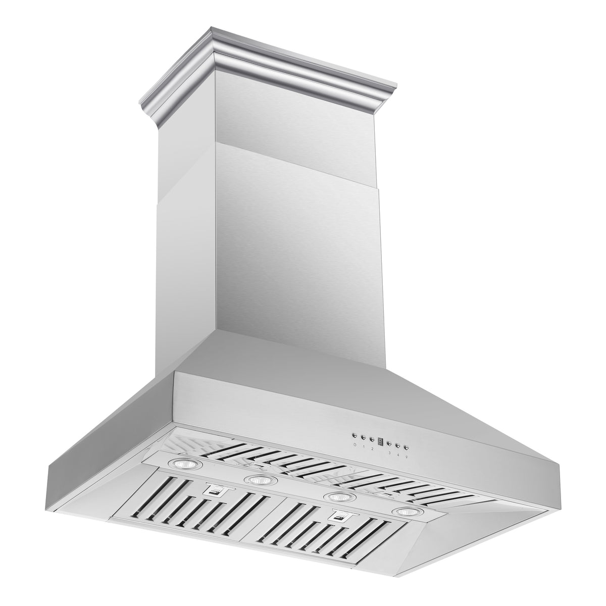 Forno Orvieto 36" Wall Mount Range Hood, LED Lighting, Heavy Duty, Stainless Steel