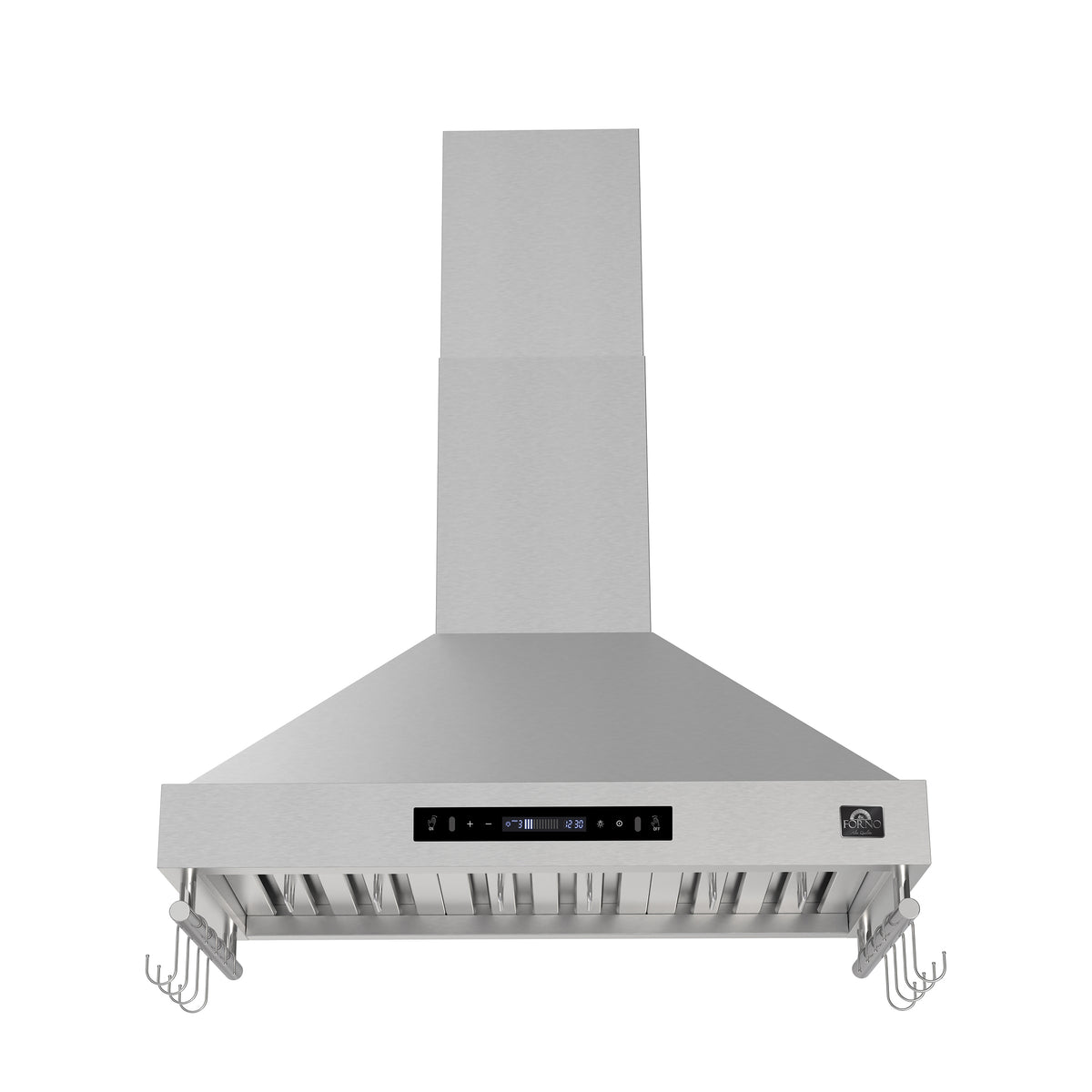 Forno Venezia 36" Wall-Mounted Stainless Steel Range Hood with Adjustable Height, Baffle Filters