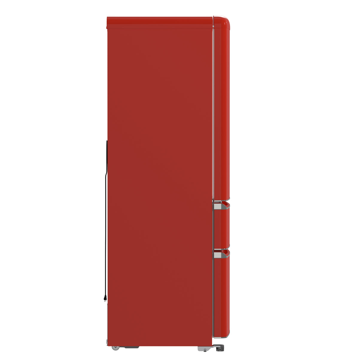 Forno Luigi 18 cu.ft. French Door Refrigerator Red, Handle-Free Design