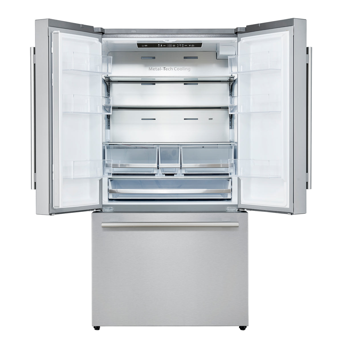 Forno Aosta 36" French Door Refrigerator in Stainless Steel