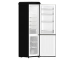 Forno The Storico 22" Retro Bottom-Freezer Fridge in Black offers 9 cu.ft storage, quiet 41 dB(A) operation