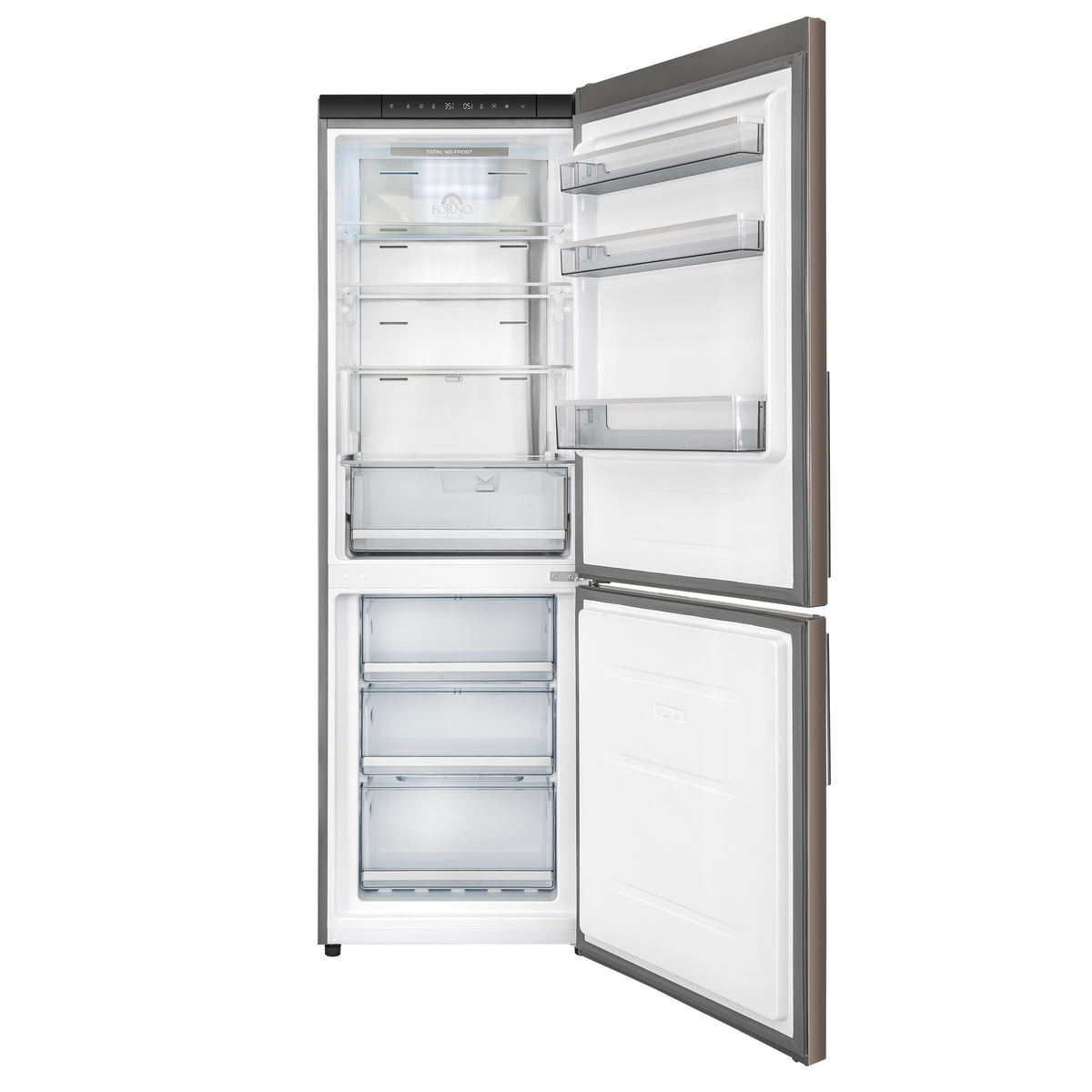 Forno Custodia 24" Bottom Freezer, 10.3 cf., Right Swing, Total No frost, Stainless Steel handles