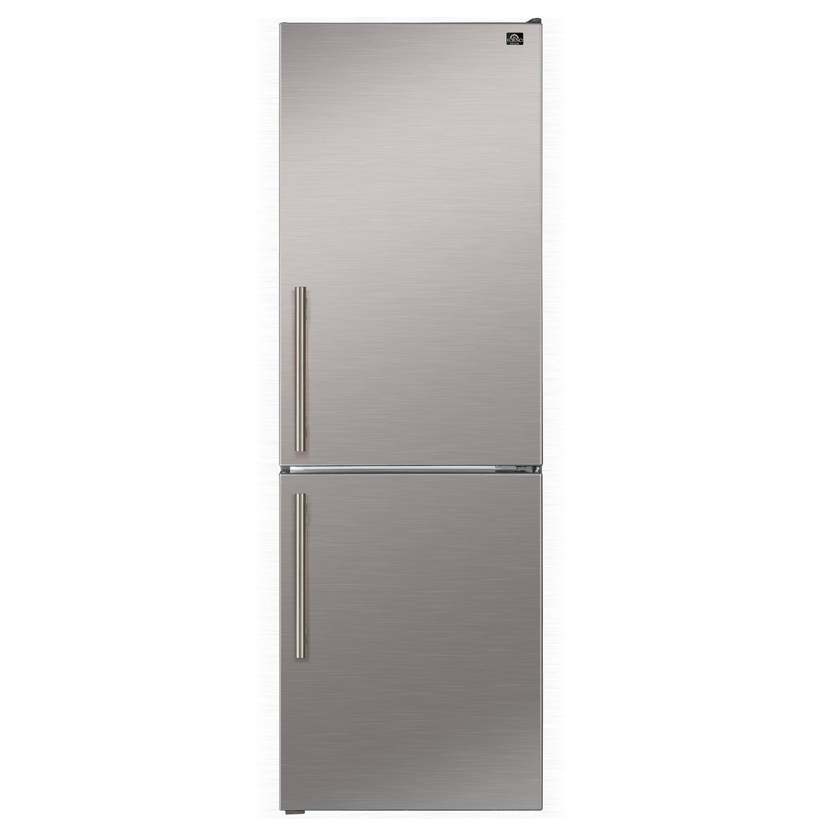 Forno Custodia 24" Bottom Freezer, 10.3 cf., Right Swing, Total No frost, Stainless Steel handles