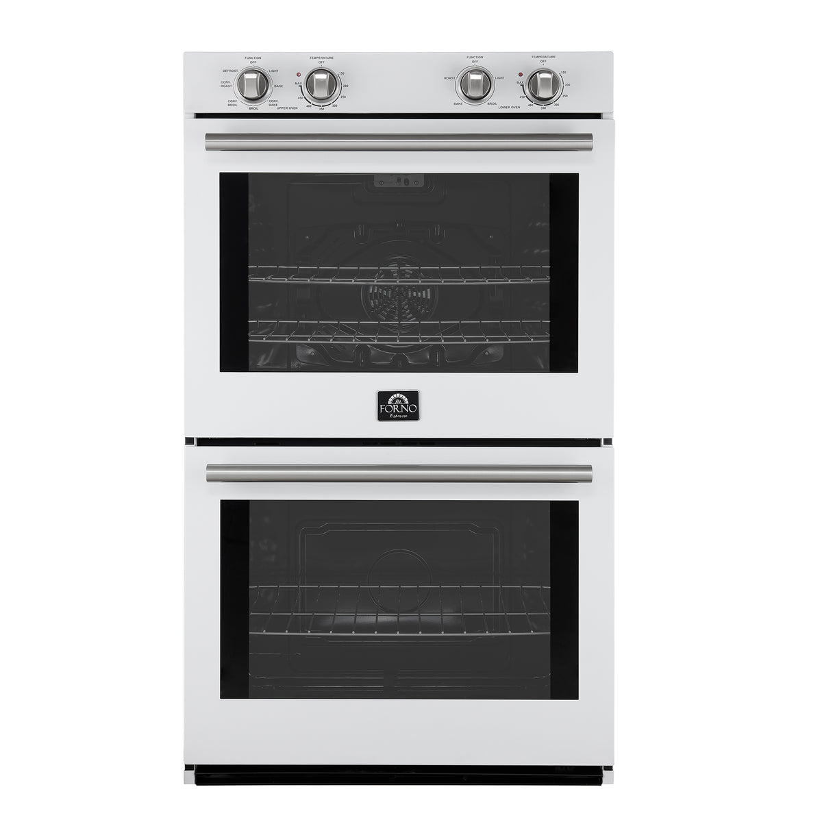 Forno Vomero 30" Double Wall Oven Electric Convection Oven in White 5 cu. ft.